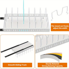 8-Tier Pull-Out Kitchen Cabinet Organizer Rack
