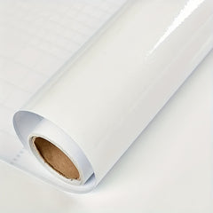 White Self-Adhesive Waterproof Peel and Stick Wallpaper