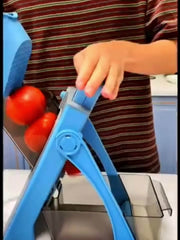 Upgraded Green Mandolin Slicer with Adjustable Thickness and Wide Feed Chute