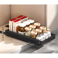 8-Tier Pull-Out Kitchen Cabinet Organizer Rack