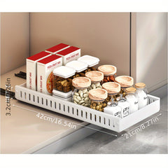 8-Tier Pull-Out Kitchen Cabinet Organizer Rack
