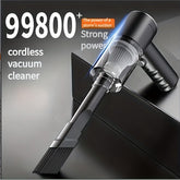 Portable Cordless Handheld Vacuum with Cyclone Suction Technology & Type-C - Lightweight Stick/Handheld Vacuum for Home, Car, Office - Powerful 1300LUMEN Motor, Rechargeable Cordless Power, Multi-functional &