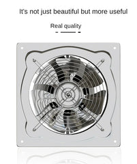 6/7 Inch Inline Exhaust Fan Ventilator Pipe for Bathroom Kitchen