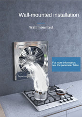 6/7 Inch Inline Exhaust Fan Ventilator Pipe for Bathroom Kitchen