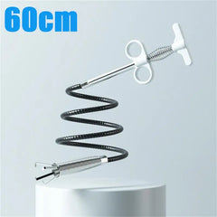 60-300cm Sewer Pipe Unblocker Snake Spring Pipe Dredging Drain Cleaner Kitchen Bathroom Sewer Cleaning Tool Kitchen Accessories