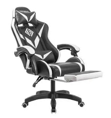 Gaming Chair Massage Ergonomic PU High Back Office Chair