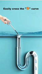 60-300cm Sewer Pipe Unblocker Snake Spring Pipe Dredging Drain Cleaner Kitchen Bathroom Sewer Cleaning Tool Kitchen Accessories