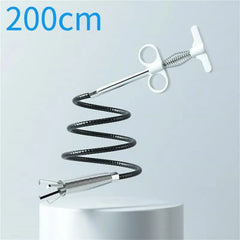 60-300cm Sewer Pipe Unblocker Snake Spring Pipe Dredging Drain Cleaner Kitchen Bathroom Sewer Cleaning Tool Kitchen Accessories