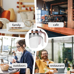 Automatic Magnetic Stirring Mug Rechargeable Coffee and Milkshake Mixer