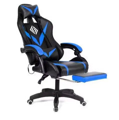 Gaming Chair Massage Ergonomic PU High Back Office Chair