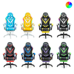 Gaming Chair Massage Ergonomic PU High Back Office Chair