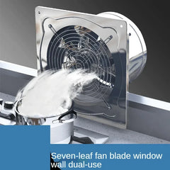 6/7 Inch Inline Exhaust Fan Ventilator Pipe for Bathroom Kitchen