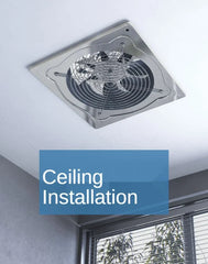 6/7 Inch Inline Exhaust Fan Ventilator Pipe for Bathroom Kitchen