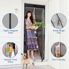 Magnetic Mosquito Net Door Auto-Closing Fly Screen
