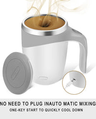 Automatic Magnetic Stirring Mug Rechargeable Coffee and Milkshake Mixer