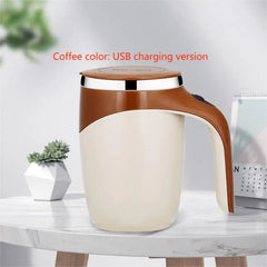 Automatic Magnetic Stirring Mug Rechargeable Coffee and Milkshake Mixer