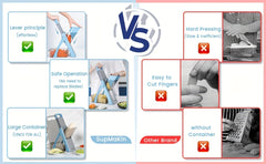 Upgraded Green Mandolin Slicer with Adjustable Thickness and Wide Feed Chute