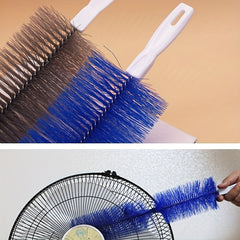 1pc Bendable Microfiber Fan Duster - Washable, Non-Disassembly Cleaning Brush for Efficient Dust Removal