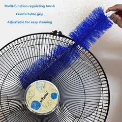1pc Bendable Microfiber Fan Duster - Washable, Non-Disassembly Cleaning Brush for Efficient Dust Removal