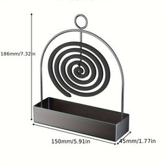 1pc Mosquito Coil Stand, Metal Material, Suitable for Hanging Mosquito Coils or Sandalwood Incense, Applicable to Decorating Living Rooms/Bedrooms and for Outdoor Camping