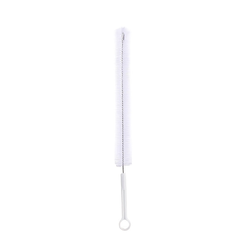 1pc Heavy-Duty Multi-Purpose Cleaning Brush with Sturdy Handle & Plastic Bristles - Narrow Mouth Tube Suitable for Baby Bottles, Cake Molds, Pipettes, Tubes - Kitchen, Bathroom, Outdoor Cleaning