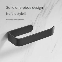 1pc Plastic Tissue Holder, No Drilling Toilet Paper Rack for Bathroom, Home Bathroom Roll Holder, Storage Rack, Kitchen