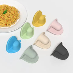 2pcs silicone oven gloves heat-resistant, silicone gloves kitchen, mini rubber oven gloves kitchen gloves, cute cooking gloves