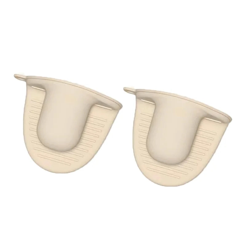 2pcs silicone oven gloves heat-resistant, silicone gloves kitchen, mini rubber oven gloves kitchen gloves, cute cooking gloves