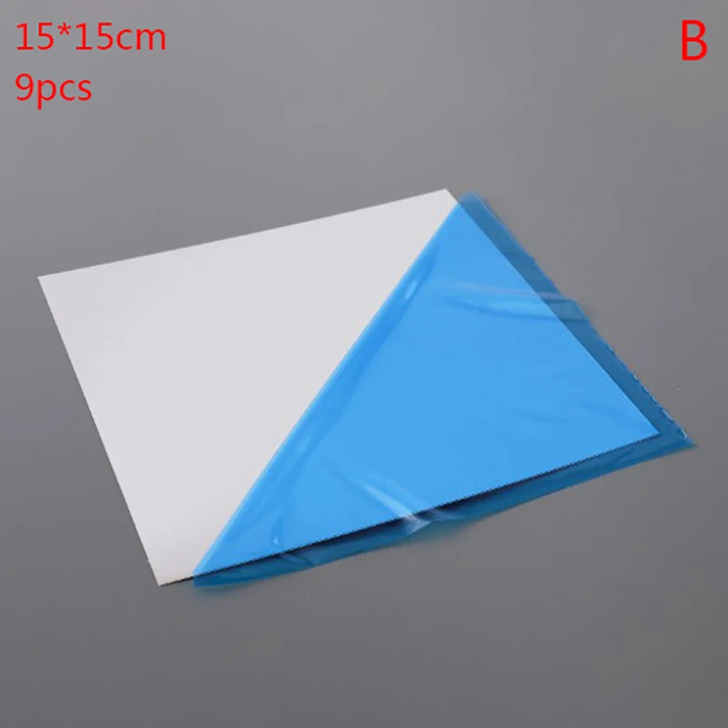 6/9/16pcs Square Spliced Stickers Self Adhesive Acrylic Mirror Sheets Wall Home Bathroom Living Room Decor 0.1mm 15*15CM