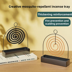 1pc Mosquito Coil Stand, Metal Material, Suitable for Hanging Mosquito Coils or Sandalwood Incense, Applicable to Decorating Living Rooms/Bedrooms and for Outdoor Camping