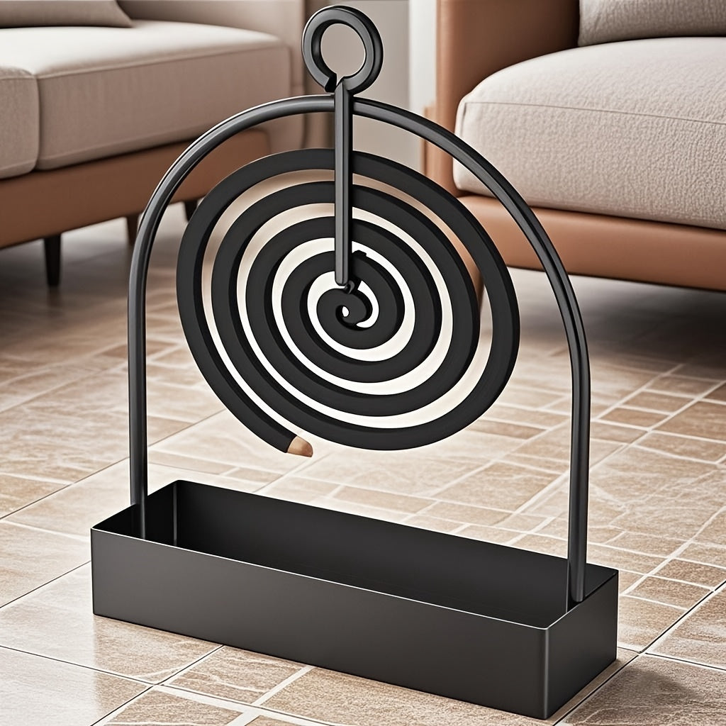 1pc Mosquito Coil Stand, Metal Material, Suitable for Hanging Mosquito Coils or Sandalwood Incense, Applicable to Decorating Living Rooms/Bedrooms and for Outdoor Camping