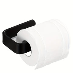 1pc Plastic Tissue Holder, No Drilling Toilet Paper Rack for Bathroom, Home Bathroom Roll Holder, Storage Rack, Kitchen